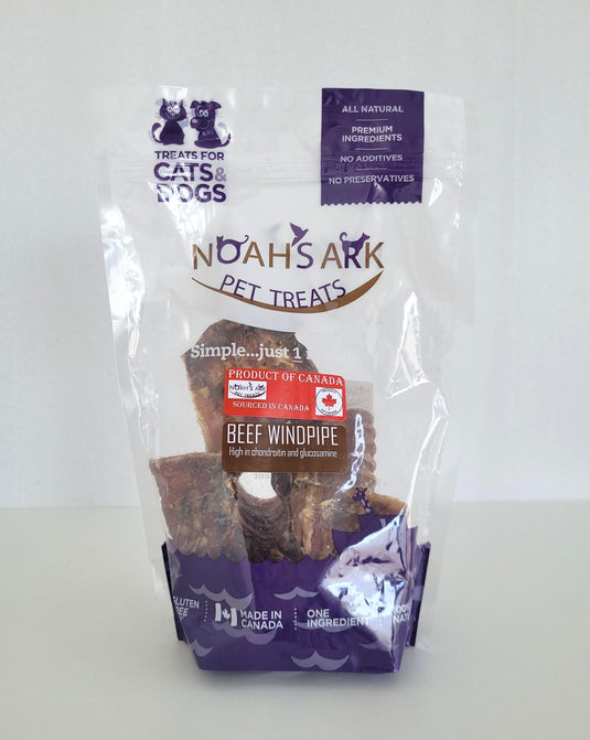 Noah's Ark Beef Windpipe Pack 200g - Discover Dogs