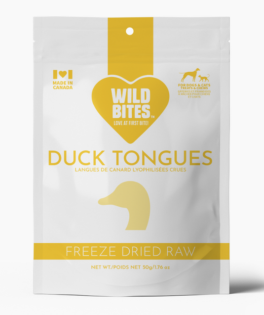 Wild Bites Freeze Dried Duck Tongues