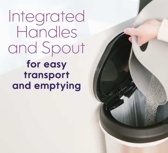 Litter Genie Cat Litter Box With Scoop Grey