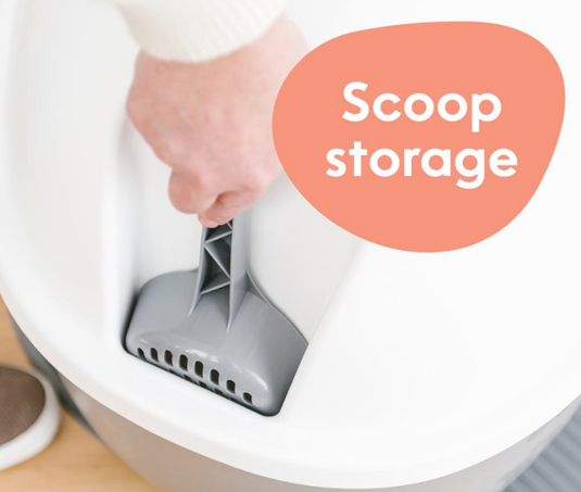 Litter Genie Cat Litter Box Hood White