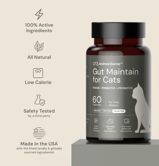 Animal Biome Gut Maintain for Cats 60ct