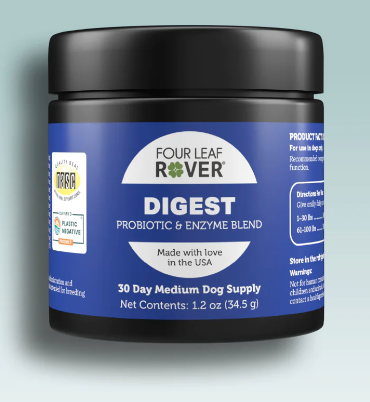 Load image into Gallery viewer, Four Leaf Rover Digest - Enzymes And Probiotics For Dogs 34.5g
