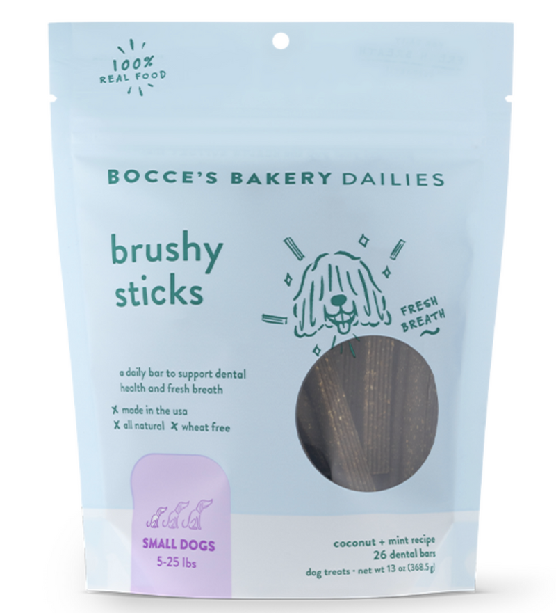 Load image into Gallery viewer, Bocce&#39;s Bakery Dog Dailies Brushy Sticks 13oz
