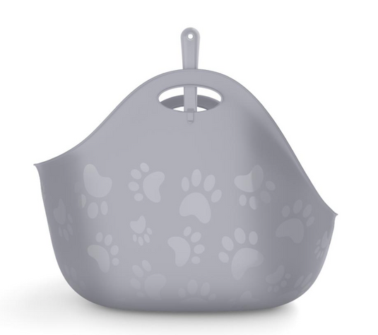 Litter Genie Cat Litter Box With Scoop Grey