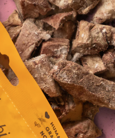 Load image into Gallery viewer, Wild Vibes Lamb Heart and Bone Broth Treats 80g
