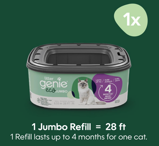 Litter Genie Eco Jumbo Refill Compostable Film 28ft