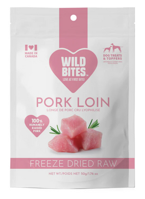 Wild Bites Freeze Dried Pork Loins 50g