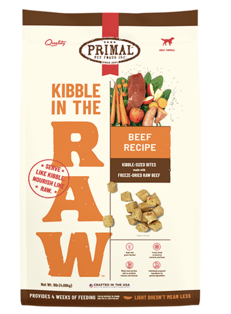 Load image into Gallery viewer, Primal Dog Kibble in the Raw Beef
