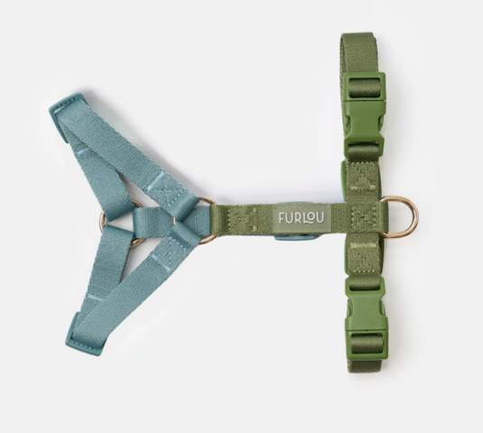 Furlou Strap Harness Blue & Green
