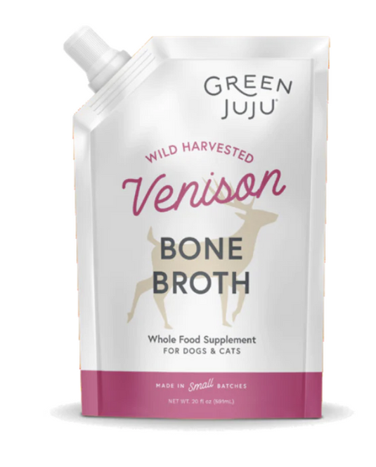 Green Juju Venison Frozen Bone Broth for Dogs & Cats