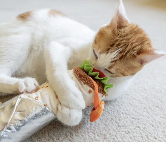 PLAY Catnip Kicker Shrimp Purrito