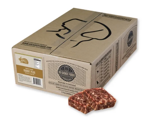 K9 Choice Frozen Raw Rabbit Plus