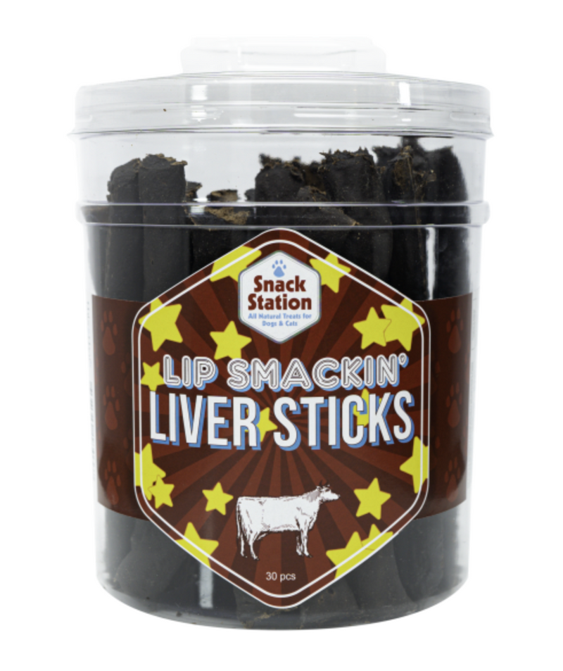 Load image into Gallery viewer, Snack Station Bulk Lip Smackin&#39; Liver Sticks
