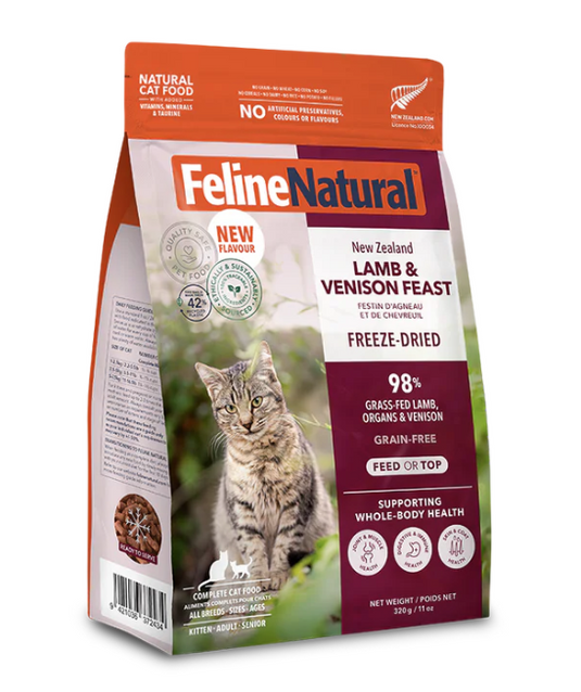Feline Natural Freeze-Dried Lamb & Venison