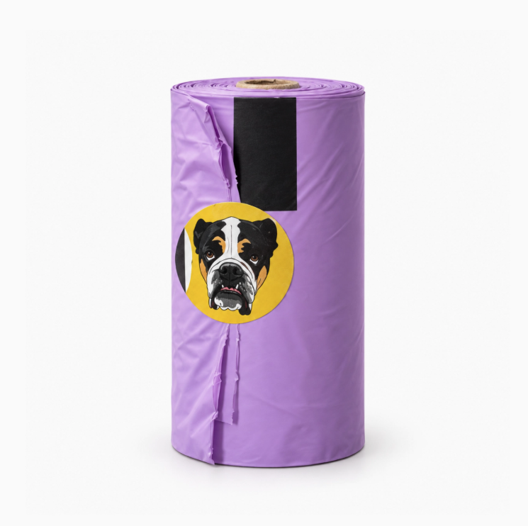 Load image into Gallery viewer, Monty's Compostable Corn Starch Large Lavender Poop Bags
