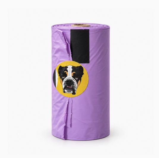 Monty's Compostable Corn Starch Large Lavender Poop Bags