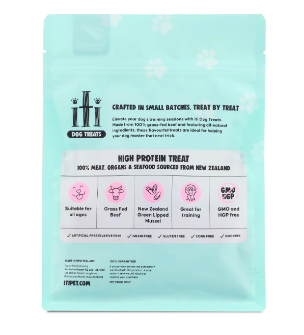 Load image into Gallery viewer, Iti Prime Beef Jerky with Green Lipped Mussel - Discover Dogs
