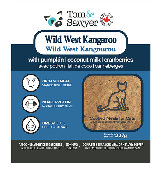 Tom & Sawyer Cat Gently Cooked Wild West Kangaroo 227g