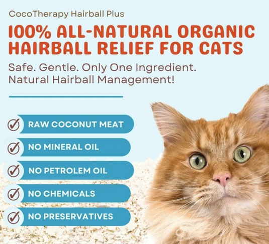 CocoTherapy Hairball Plus Fiber for Cats 7 oz