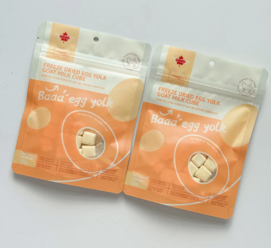Loopy Paws Freeze Dried Goat Milk Cube Baaa Egg Yolk 15g