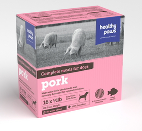 Healthy Paws Complete Dinner Pork 8lb