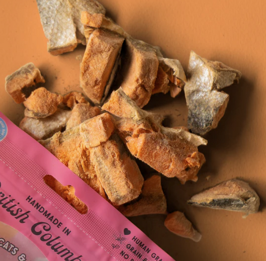 Wild Vibes Salmon Belly and Bone Broth Treats 75g