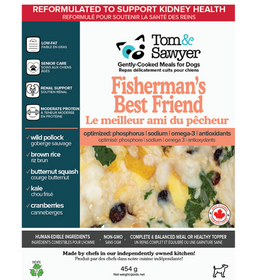 Tom & Sawyer Dog Gently Cooked Fisherman's Best Friend 454g