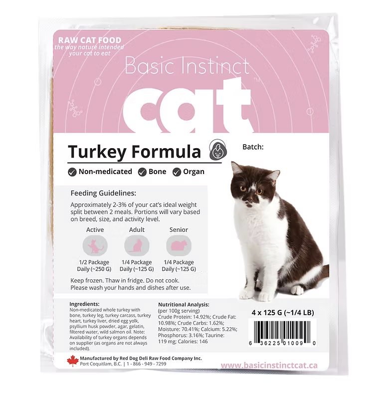 Load image into Gallery viewer, 3P Basic Instinct Cat Non-Medicated Turkey
