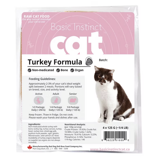 3P Basic Instinct Cat Non-Medicated Turkey
