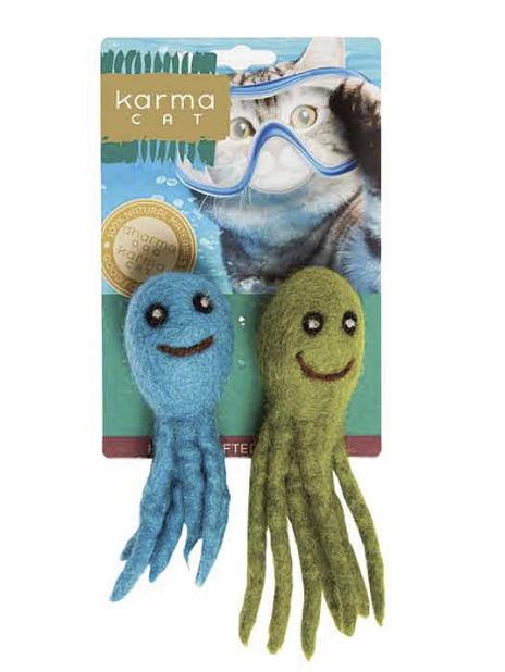 Dharma Dog Karma Cat Octopus 2 pack