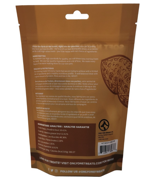 Only One Treats Soft Natural Peanut Training Treats 170g - Discover Dogs