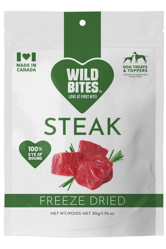 Wild Bites Freeze Dried Steak 50g