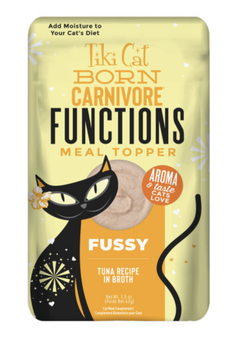 Load image into Gallery viewer, Tiki Cat Born Carnivore Functional Topper Fussy 1.5oz
