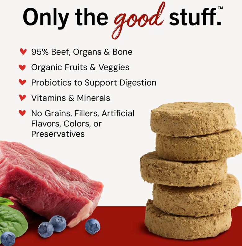 Load image into Gallery viewer, Stella &amp; Chewy's Dog Freeze-Dried Super Beef Patties 14 oz
