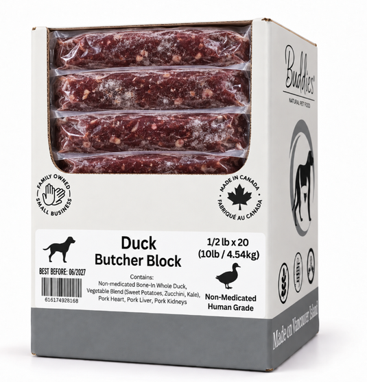 Buddies Dog Duck with Pork Butcher Block 10lb