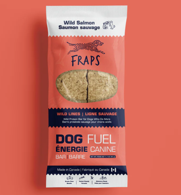 Load image into Gallery viewer, Fraps Wild Salmon Breakable Dog Treat Bar 50g
