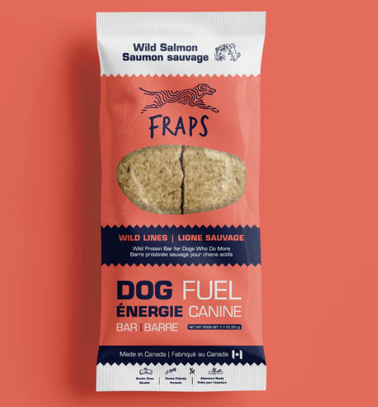 Fraps Wild Salmon Breakable Dog Treat Bar 50g