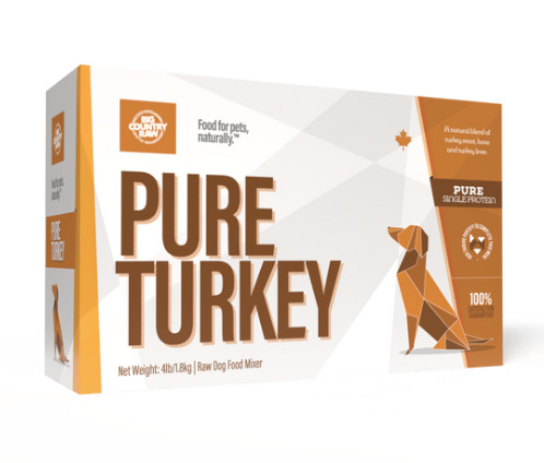 Big Country Raw Pure Turkey 4lb