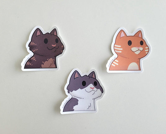 Cat Stickers by Sam Assorted