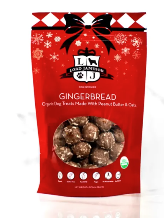Lord Jameson Gingerbread Organic Oats & Peanut Butter with Coconut Shreds Treat