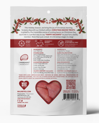 Wild Bites Santa's Bacon Sizzlers 50g