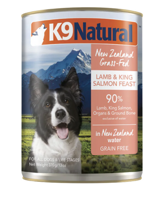 K9 Natural Lamb & King Salmon Can 370g