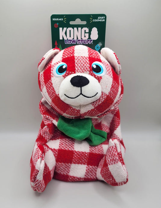 Kong Holiday Low Stuff Flanimal Bear