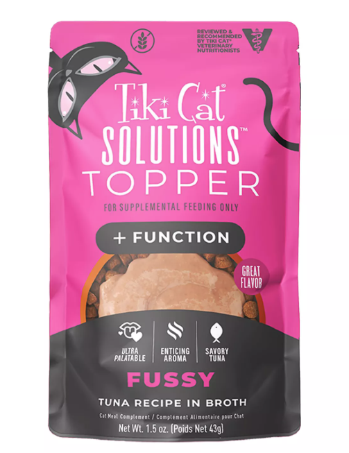Tiki Cat Born Carnivore Functional Topper Fussy 1.5oz