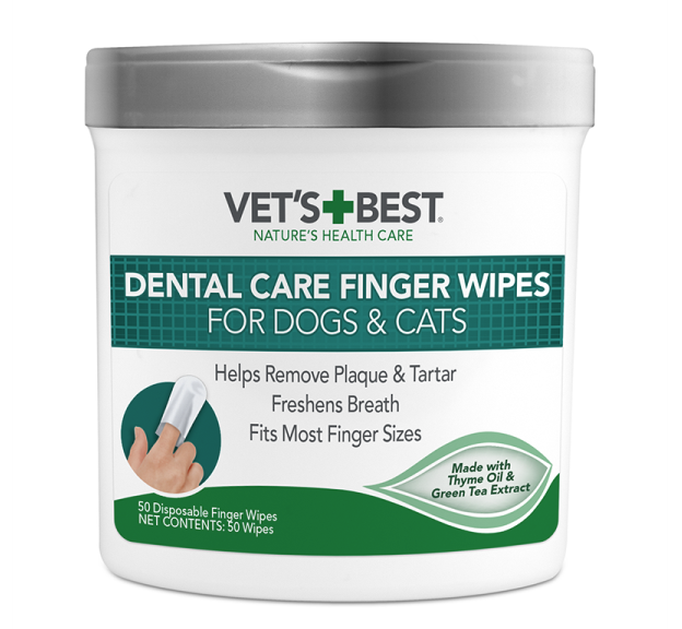 Load image into Gallery viewer, Vet's Best Dental Care Finger Wipes 50 ct
