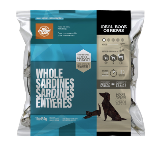 Load image into Gallery viewer, Big Country Raw Frozen Sardines 1lb
