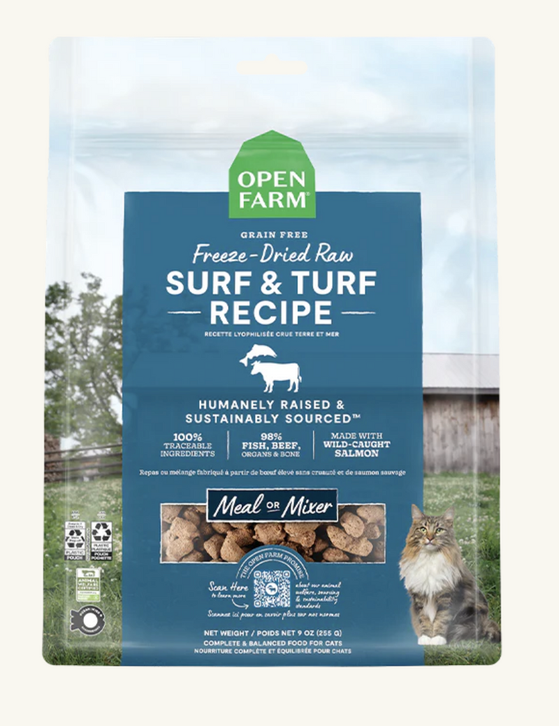 Load image into Gallery viewer, Open Farm Cat Freeze Dried Surf &amp; Turf
