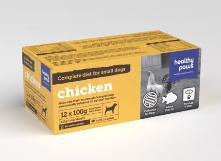 Healthy Paws Complete Dinner Chicken 12 x 100g