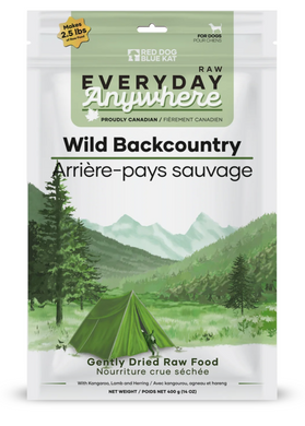 Everyday Anywhere Gently Dried Raw Wild Backcountry