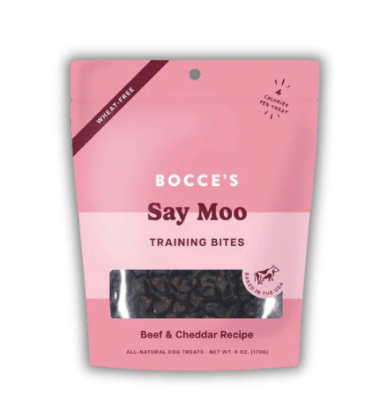 Load image into Gallery viewer, Bocce's Bakery Dog Training Bites Say Moo 6 oz
